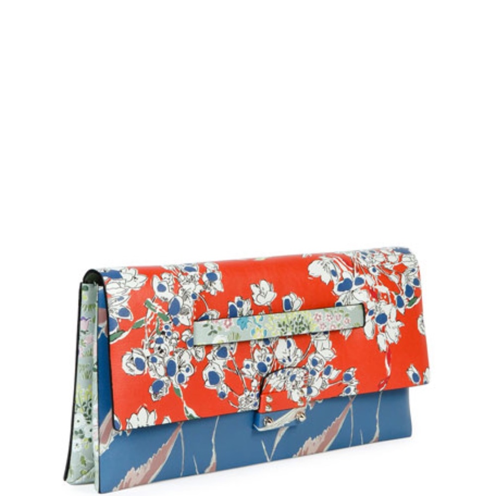 Brand New VALENTINO Garavani Mime Floral Clutch